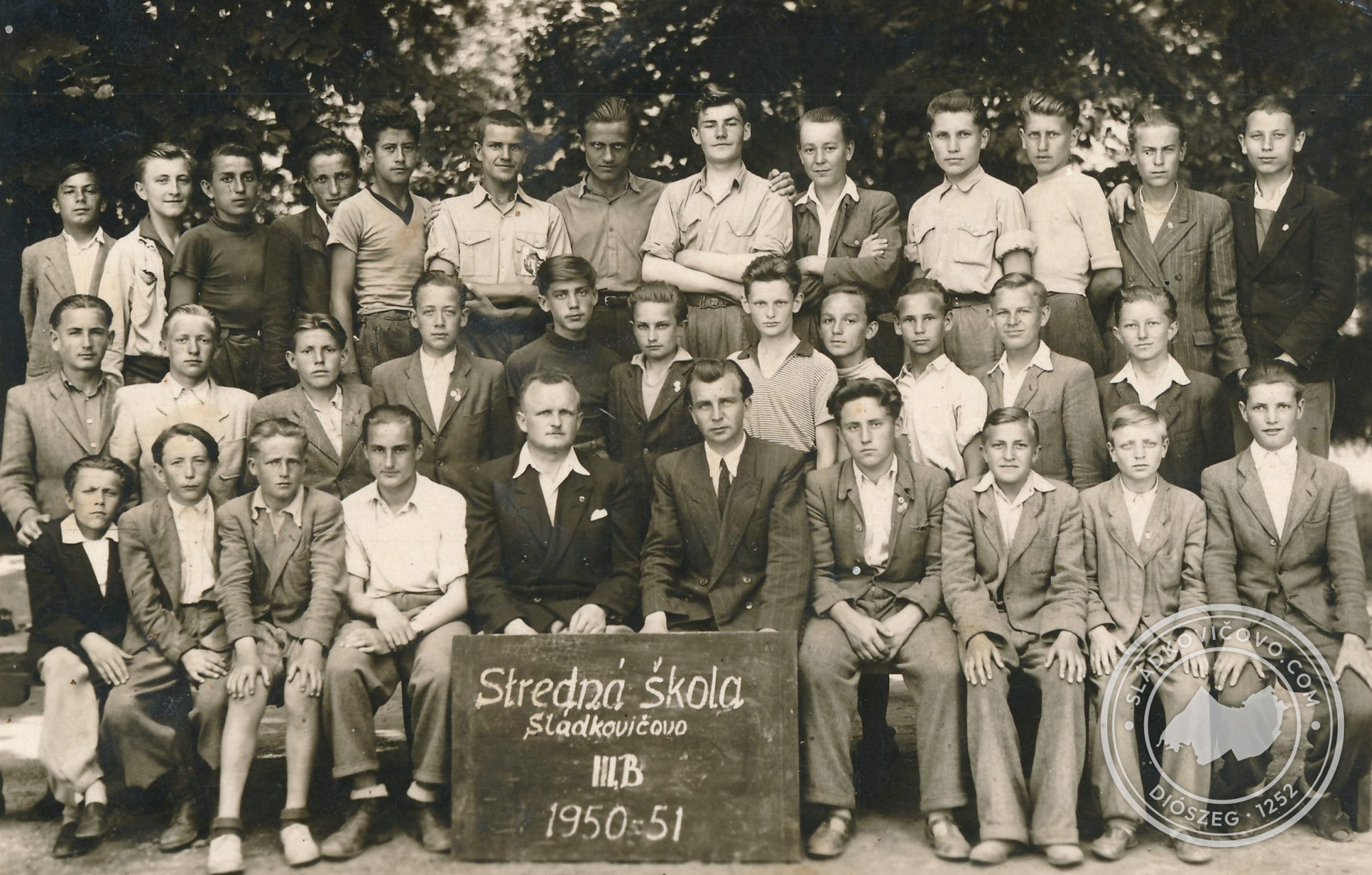 Stredná meštanská 1950-51 3.B