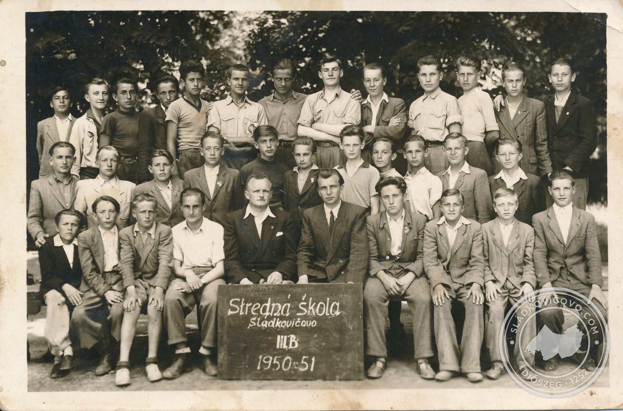SŠ 1950-51 3.B