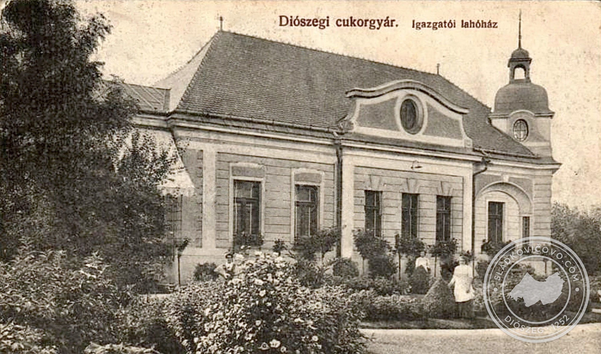 Brychtova vila - malý kaštieľ na pohľadnici z roku 1916.