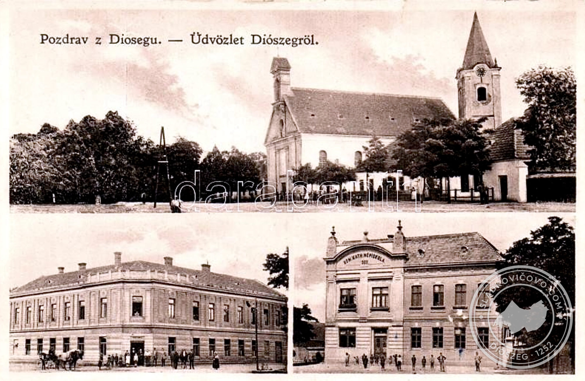 Képeslap 1920 körül.