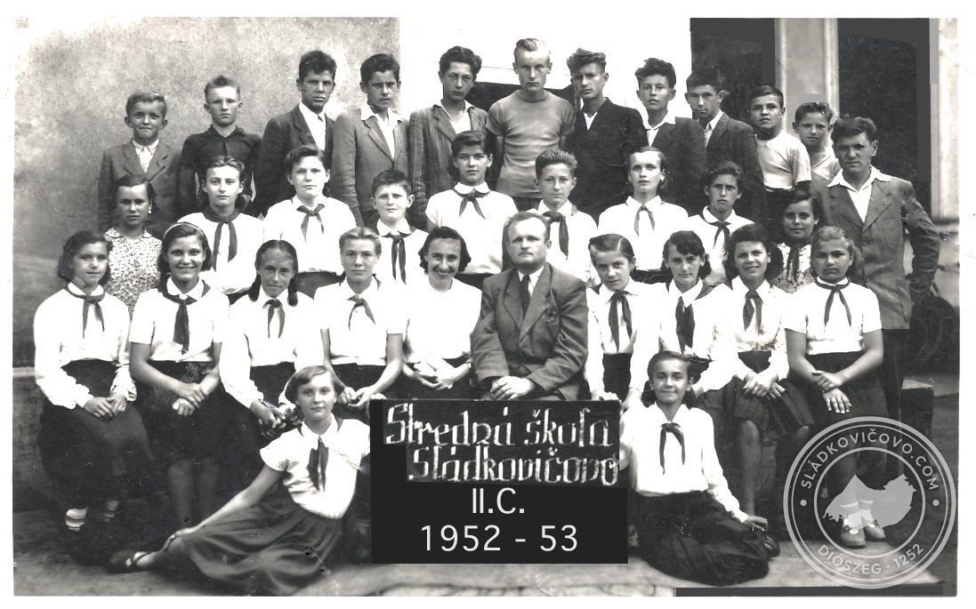 Középiskola 1952-53 II.C