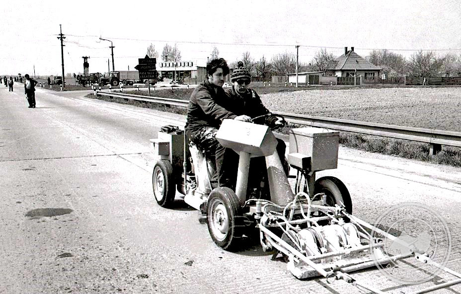 Dánošská križovatka na fotografii z roku 1971.